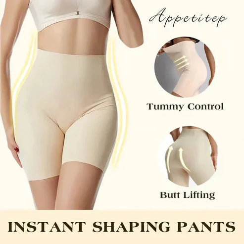 Tummy Tucker Women's High Waist with Anti Rolling Strips Shapewear for Women