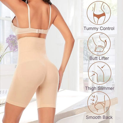 Tummy Tucker Women's High Waist with Anti Rolling Strips Shapewear for Women