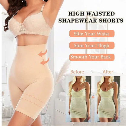 Tummy Tucker Women's High Waist with Anti Rolling Strips Shapewear for Women