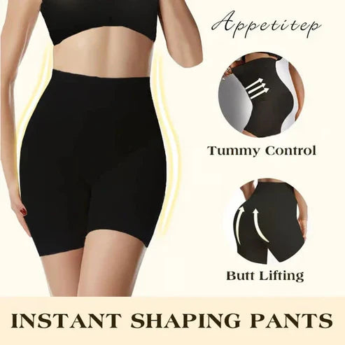 Tummy Tucker Women's High Waist with Anti Rolling Strips Shapewear for Women