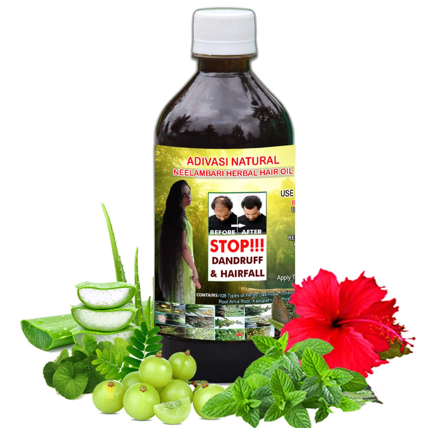 Adivasi Neelgiri Herbal Hair Oill 125ML (Pack of 2)